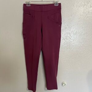 Betabrand Dusty Pink Media Pocket Capri Athletic Leggings Womens Size Small